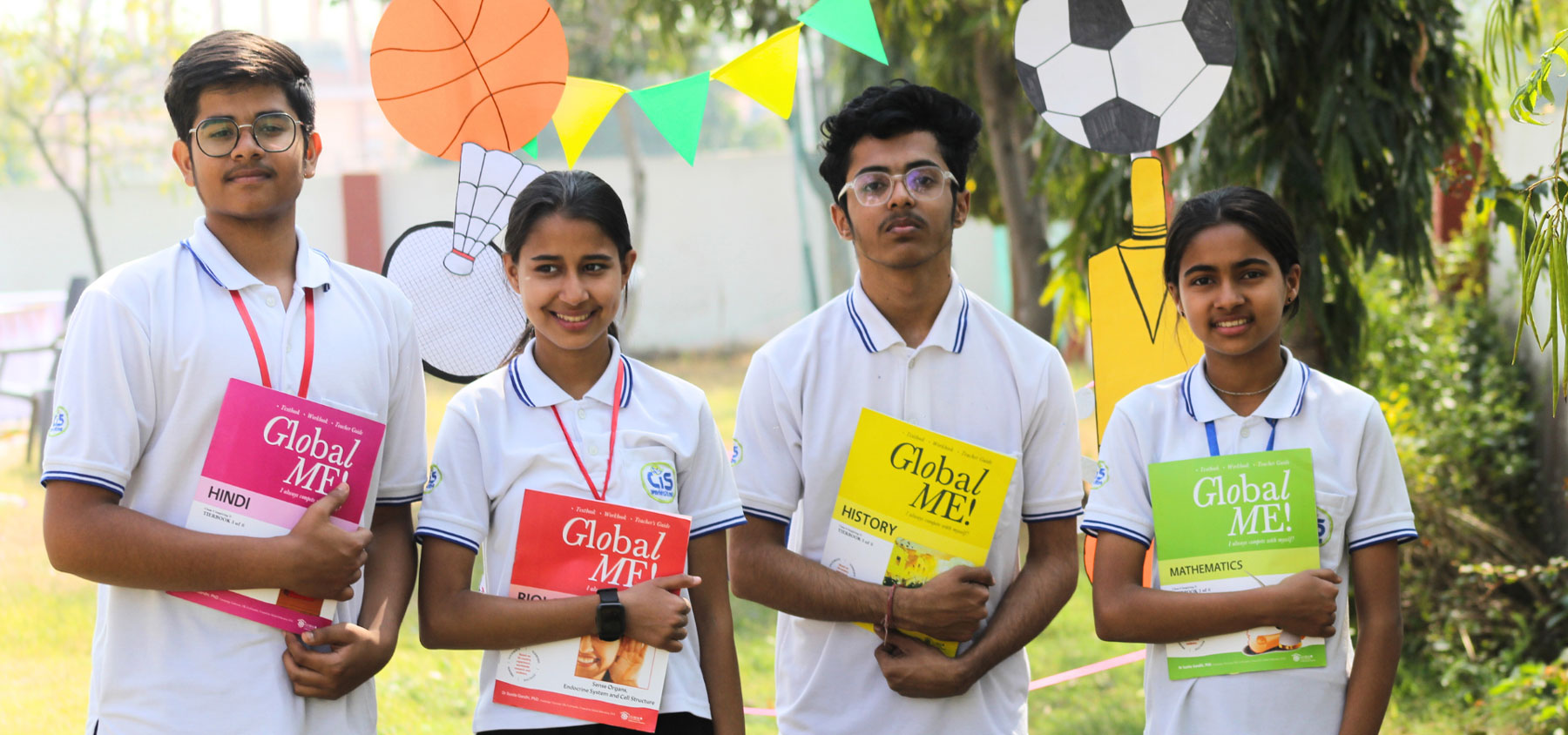 City International School, Jaipur — campus and students (slide 7)